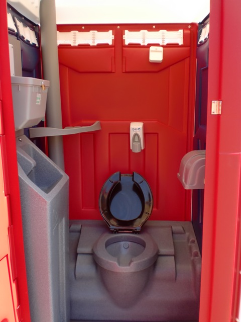 Colorful Portable Restrooms